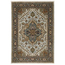 ORIENTAL WEAVERS Aberdeen 1144W Beige Traditional Persian Polyester Indoor Area Rectangle Rug (HBG48573)-HBG