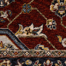 ORIENTAL WEAVERS Aberdeen 4151R Traditional Persian Polyester Indoor Area Rectangle Rug  In Red (HBG56093)-HBG