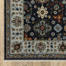 ORIENTAL WEAVERS Aberdeen 561B1 Blue Persian Panel Polyester Indoor Area Rectangle Rug (HBG64593) - HBG