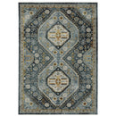 ORIENTAL WEAVERS Aberdeen 7150B Blue Traditional Tribal Polyester Indoor Area Rectangle Rug (HBG14509) - HBG