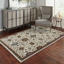 ORIENTAL WEAVERS Aberdeen 751W1 Ivory Persian Polyester Indoor Area Rectangle Rug (HBG98521)-HBG