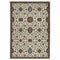 ORIENTAL WEAVERS Aberdeen 751W1 Ivory Persian Polyester Indoor Area Rectangle Rug (HBG98521)-HBG