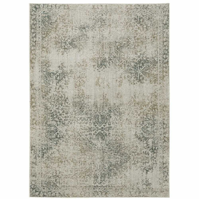 ORIENTAL WEAVERS Alton 070E9 Beige Vintage Oriental Polyester Indoor Area Rug (HBG71309)-HBG