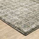 ORIENTAL WEAVERS Alton 090N9 Grey Modern Plaid Polyester Indoor Area Rectangular Rug (HBG56190) - HBG