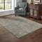 ORIENTAL WEAVERS Alton 090N9 Grey Modern Plaid Polyester Indoor Area Rectangular Rug (HBG56190) - HBG