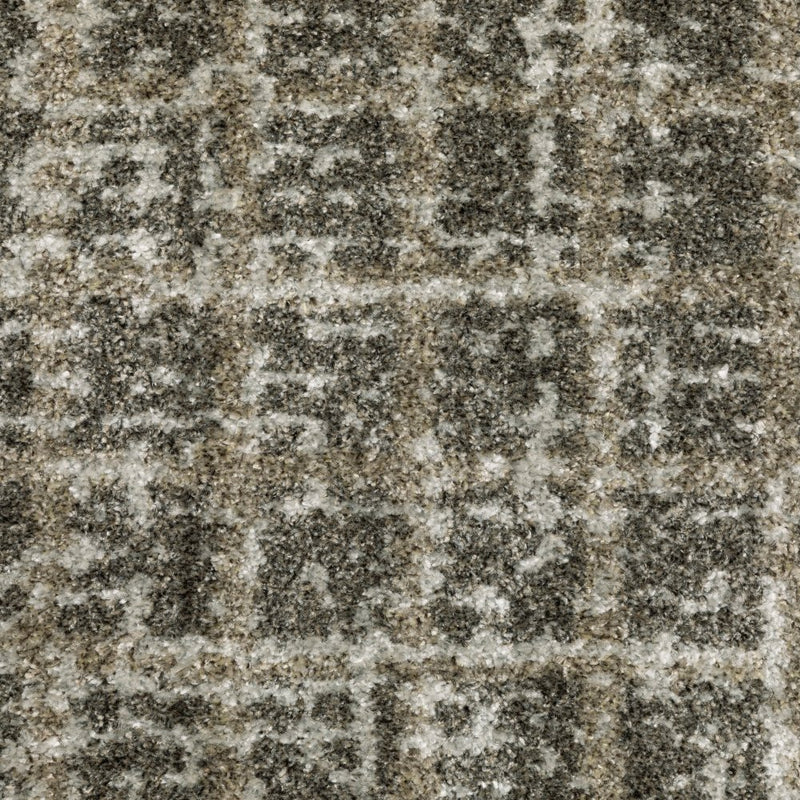 ORIENTAL WEAVERS Alton 090N9 Grey Modern Plaid Polyester Indoor Area Rectangular Rug (HBG56190) - HBG