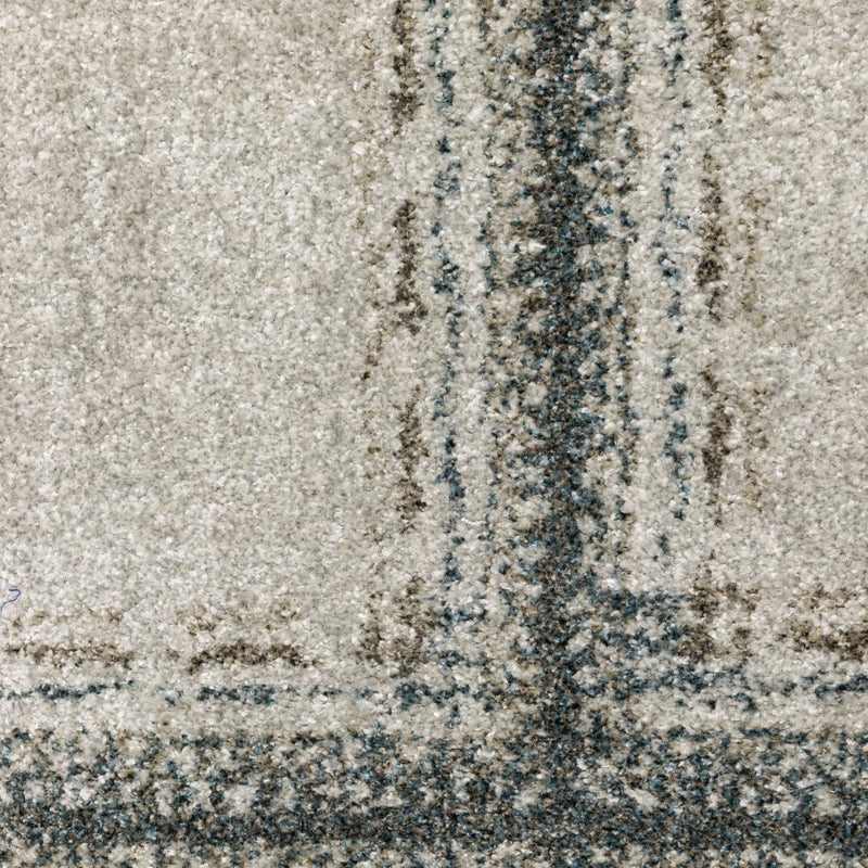 ORIENTAL WEAVERS Alton 092E9 Grey Modern Block Polyester Indoor Area Rectangular Rug (HBG13578) - HBG