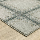 ORIENTAL WEAVERS Alton 092E9 Grey Modern Block Polyester Indoor Area Rectangular Rug (HBG13578) - HBG