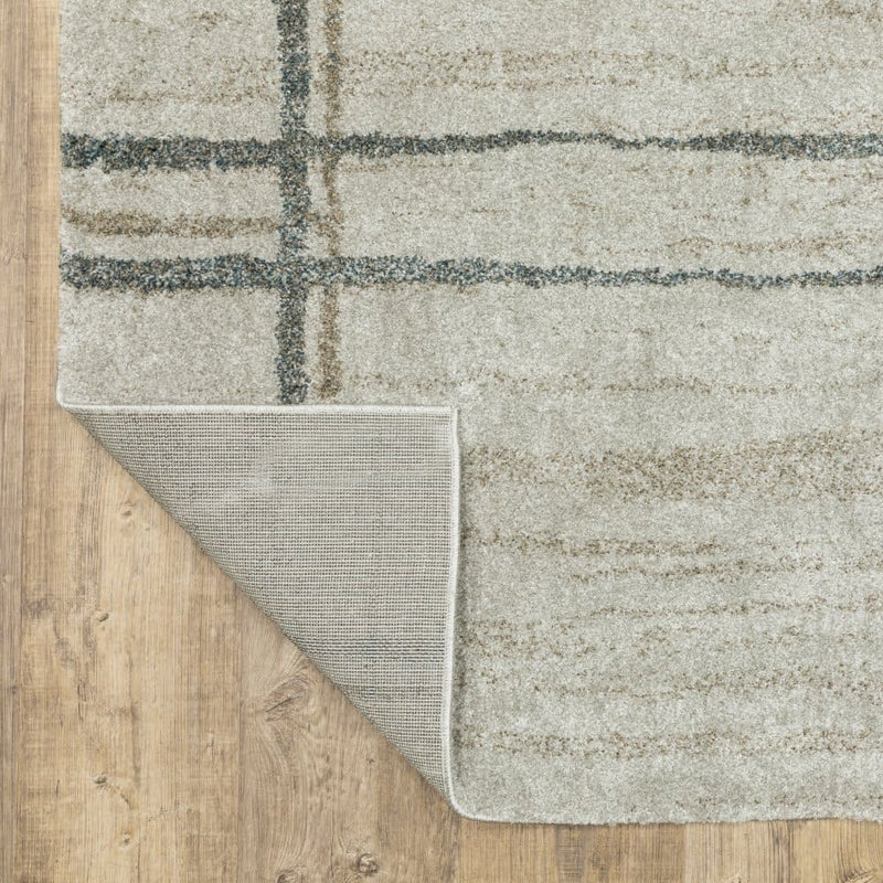 ORIENTAL WEAVERS Alton 501Z9 Grey Contemporary Block Polyester Indoor Area Rug (HBG71410) - HBG