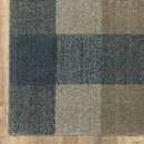 ORIENTAL WEAVERS Alton 5093X Teal Farmhouse Geometric Polyester Indoor Area Rug (HBG63910)-HBG