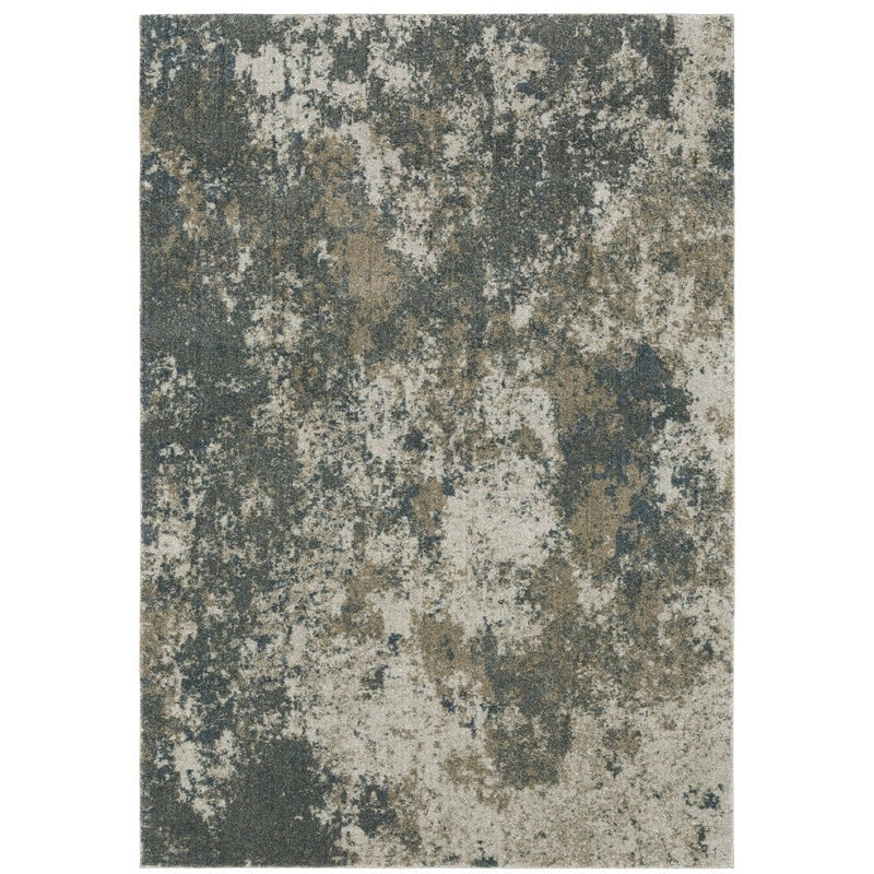 ORIENTAL WEAVERS Alton 531L9 Teal Modern Abstract Polyester Indoor Area Rug (HBG63812)-HBG