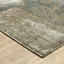 ORIENTAL WEAVERS Alton 532B9 Teal Modern Global Polyester Indoor Area Rug (HBG65813)-HBG