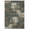 ORIENTAL WEAVERS Alton 532B9 Teal Modern Global Polyester Indoor Area Rug (HBG65813)-HBG