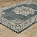 ORIENTAL WEAVERS Alton 5501B Blue Traditional Persian Polyester Indoor Area Rectangle Rug (HBG74128) - HBG