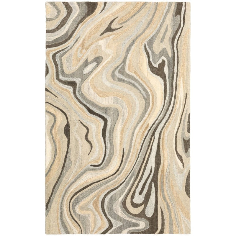 ORIENTAL WEAVERS Anastasia 68007 Beige Modern Abstract Wool Indoor Area Rectangle Rug (HBG48015)-HBG