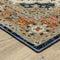 ORIENTAL WEAVERS Andorra 2281E Blue Bohemian Medallion Nylon Indoor Area Rectangle Rug (HBG17309)-HBG