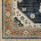 ORIENTAL WEAVERS Andorra 2281E Blue Bohemian Medallion Nylon Indoor Area Rectangle Rug (HBG17309)-HBG