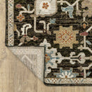 ORIENTAL WEAVERS Andorra 2396B Brown Bohemian Oriental Nylon Indoor Area Rectangle Rug (HBG13689)-HBG