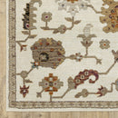 ORIENTAL WEAVERS Andorra 2419B Ivory Bohemian Oriental Nylon Indoor Area Rectangle Rug (HBG56314)-HBG