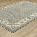 ORIENTAL WEAVERS Andorra 2429A Blue Traditional Oriental Nylon Indoor Area Rectangle Rug (HBG32569)-HBG