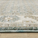 ORIENTAL WEAVERS Andorra 2429A Blue Traditional Oriental Nylon Indoor Area Rectangle Rug (HBG32569)-HBG