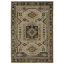 ORIENTAL WEAVERS Andorra 2442D Grey Bohemian Tribal Nylon Indoor Area Rectangle Rug (HBG17045)-HBG