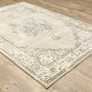 ORIENTAL WEAVERS Andorra 303D0 Beige Traditional Classic Nylon Indoor Area Rectangle Rug (HBG53671)-HBG