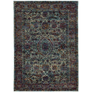 ORIENTAL WEAVERS Andorra 6846B Blue Traditional Classic Nylon Indoor Area Rectangle Rug (HBG17409) - HBG