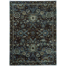 ORIENTAL WEAVERS Andorra 7124A Navy Bohemian Oriental Nylon Indoor Area Rectangle Rug (HBG041325) - HBG