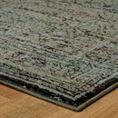 ORIENTAL WEAVERS Andorra 7127A Blue Bohemian Oriental Nylon Indoor Area Rectangle Rug (HBG54208) - HBG