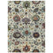 ORIENTAL WEAVERS Andorra 7129A Stone Bohemian Floral Nylon Indoor Area Rectangle Rug (HBG52812)-HBG