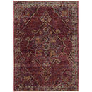 ORIENTAL WEAVERS Andorra 7135E Red Bohemian Oriental Polypropylene Indoor Area Rectangle Rug (HBG52925)-HBG