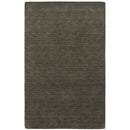 ORIENTAL WEAVERS Aniston 27102 Charcoal Contemporary Solid Wool Indoor Area Rectangle Rug (HBG92417)-HBG