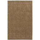 ORIENTAL WEAVERS Aniston 27104 Tan Opulent Modern Solid Wool Indoor Area Rectangle Rug (HBG94173)-HBG