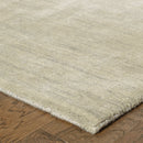 ORIENTAL WEAVERS Aniston 27107 Beige Stylish Modern Solid Wool Indoor Area Rectangle Rug (HBG96302)-HBG