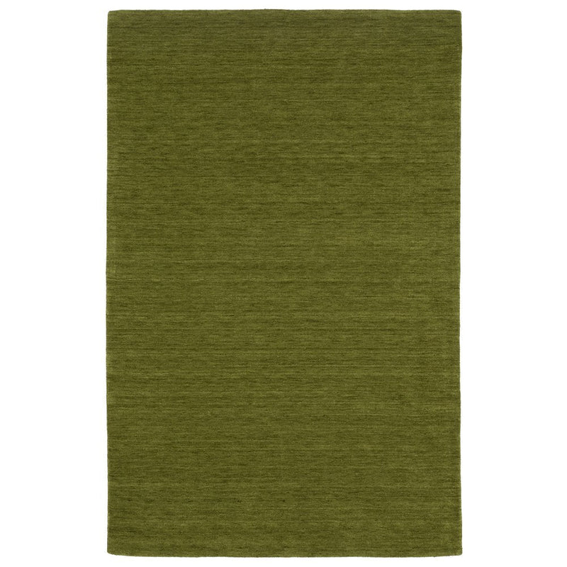 ORIENTAL WEAVERS Aniston 27116 Olive Casual Sleek Solid Wool Indoor Area Rectangle Rug (HBG17248)-HBG