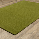 ORIENTAL WEAVERS Aniston 27116 Olive Casual Sleek Solid Wool Indoor Area Rectangle Rug (HBG17248)-HBG