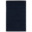 ORIENTAL WEAVERS Aniston 27119 Navy Casual Sleek Solid Wool Indoor Area Rectangle Rug (HBG92681)-HBG