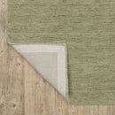 ORIENTAL WEAVERS Aniston 27120 Sage Opulent Modern Solid Wool Indoor Area Rectangle Rug (HBG51302)-HBG