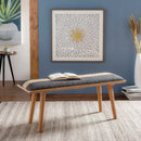 SURYA Aegeus Natural Acacia Wood Living Room Bench (HBG86742)-HBG