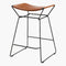 SURYA Celerio Brown Kitchen Counter Stool, 18" (HBG81947)-HBG