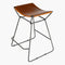 SURYA Celerio Brown Kitchen Counter Stool, 18" (HBG81947)-HBG