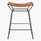 SURYA Celerio Brown Kitchen Counter Stool, 18" (HBG81947)-HBG