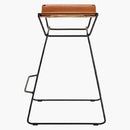 SURYA Celerio Brown Kitchen Counter Stool, 18" (HBG81947)-HBG