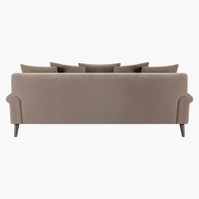 SURYA Cila Medium Gray Feather Blend Polyurethane Living Room Sofa (HBG28476)-HBG