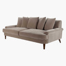 SURYA Cila Medium Gray Feather Blend Polyurethane Living Room Sofa (HBG28476)-HBG