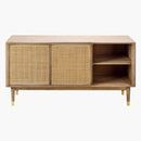 SURYA Contemporary Dalma Wood Sideboard With Slidng Door (HBG49173)-HBG