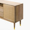 SURYA Contemporary Dalma Wood Sideboard With Slidng Door (HBG49173)-HBG