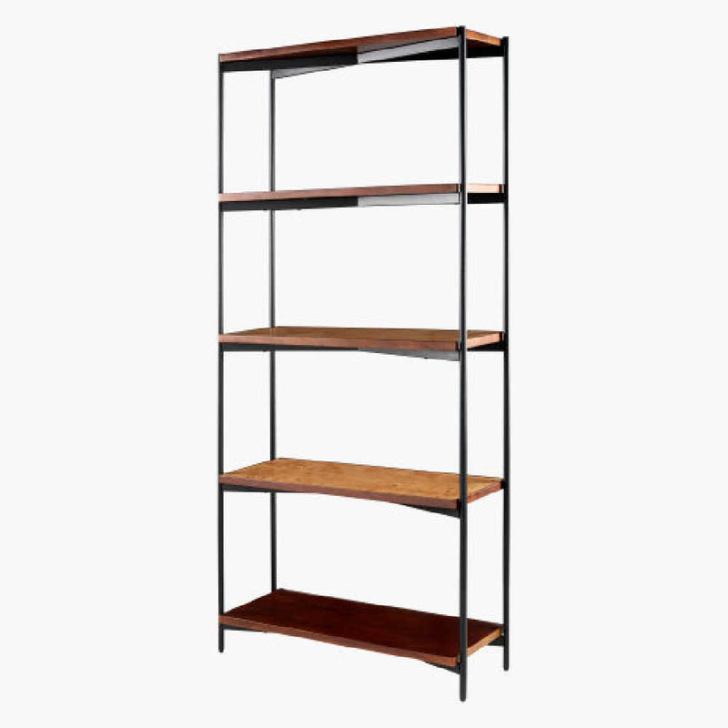 SURYA Judith Mango Wood Bookcase (HBG12723)-HBG