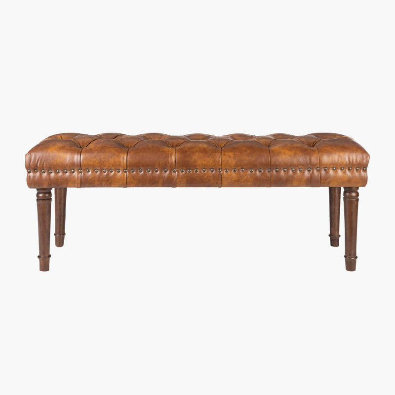 Surya Lancaster Polyester Living Room Bench (HBG73910)-HBG